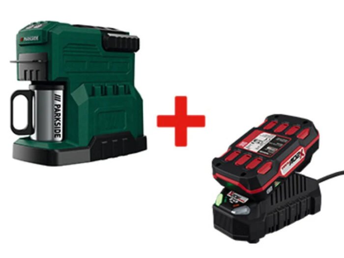 PARKSIDE® COFFEE MACHINE + BATTERY CHARGER